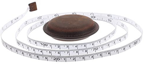 Anneome Mini Maßband Vintage Körpermessband Handlich Flexibel Für Nähen Haushalt Tragbar Mit Sicherer Kratzfester Skala Für Taillen Kleidermaße Kompakt Für Unterwegs