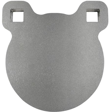 TOAAOT AR500 Stahl-Zielscheibe 3/8 Zoll für Schießen, Gong Silhouette Metall Zielscheibe