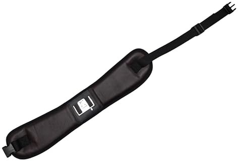 Generisch Akkordeon Hüftgurt Tragesystem Leder Braun – Ergonomischer Hüftgurt inkl. Halteplatte für Akkordeons – Schulterentlastung, verstellbar, stabiler Halt, hochwertiges Echtleder Zubehör
