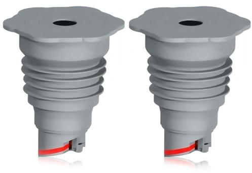 Washing Machine Drain Hose Seal, 2 PCS Drain Pipe Sealer Drainer Silicone Sewer Hose Seal Plug Washing Machine Drain Hose Connector for Bathroom (35-40mm)