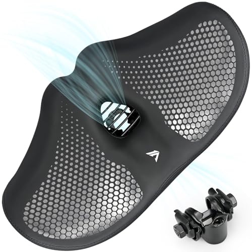 KOOOGEAR Sillín de bicicleta de gran tamaño para hombre y mujer, cómodo, extra ancho, transpirable, ergonómico, universal de repuesto para bicicleta de montaña, bicicleta de ciudad, bicicleta