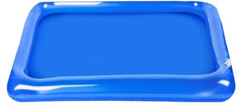 Inflatable Foot Bath - Foot Soaking Bath Basin | Swimming Pool Footbath | Pool Entrance Ladder Footbath | Feet Washing Tub for Home Spa Restroom Beach Kids Teens, Summer Relaxation Supplies