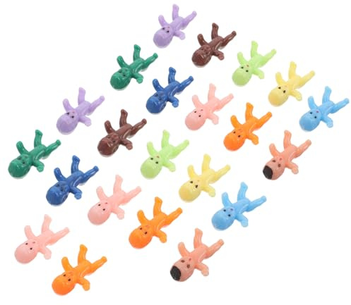 TOYZFRIENDY Figuras Miniaturas para Shower 100 Piezas Surtidas 2 CM Multicolor Decoración Mesa Obsequios para Revelar Género y Recuerdos para Fiestas de Bebés