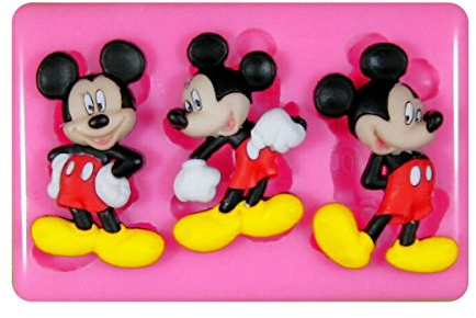Moule en silicone Mickey Mouse pour décoration de gâteaux, cupcakes, glaçage, pâte à sucre Fairie Blessings