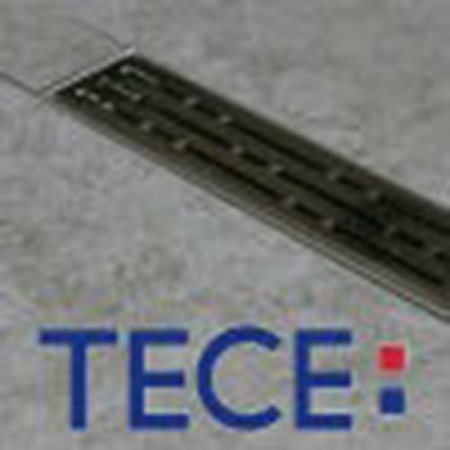 TECE Drainline Duschrinne Komplettset / Duschrinnen Designrost Basic Dusch-Ablaufrinne, Länge § tece baulänge:700 mm