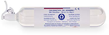 Dr. Henning Chloraethyl Sprühflasche | Hebelverschluss | Kältespray | Eisspray | Pool- & Spa-Wasserbehandlung