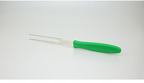 Giesser Aufschnittgabel 13cm Wurstgabel Fleischgabel Fischgabel Gabel, Farbe:Grün