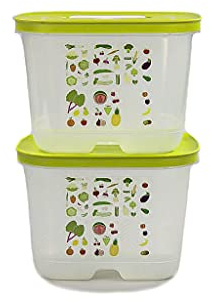 TUPPERWARE Kühlschrank 1,8 L limette (2) KlimaOase hoch PrimaKlima Klimakönig 16283
