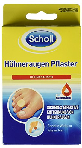 Scholl Hühneraugen Pflaster, 4 Stück