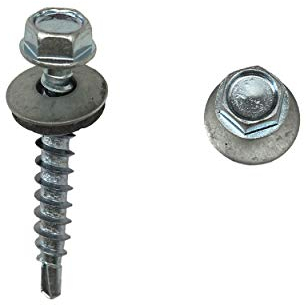 Bohrschrauben, Fassadenschrauben verzinkt 4,8 x 35 mm 100 Stück