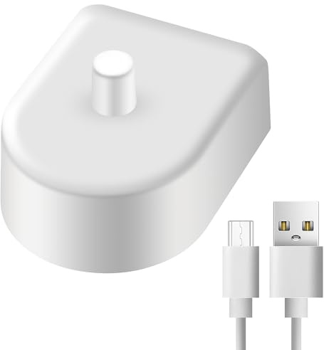 Amathings Replacement Electric Toothbrush USB Charger Suitable for Braun Oral-B Electric Toothbrush, Inductive Charging Base, Portable Charging Station
