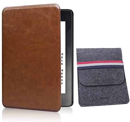 Kindle Paperwhite Water-Safe Ledertasche (10. Generation - 2018) 2-teiliges Set
