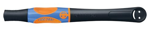 Pelikan griffix Tintenroller Tintenschreiber für Linkshänder, Neon Black, 1 Stück