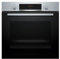 Bosch - Horno Multifunción con vapor, Serie 4, 60 cm. de ancho, Pirólis, 3D Hotair, Acero, HQA574ES3