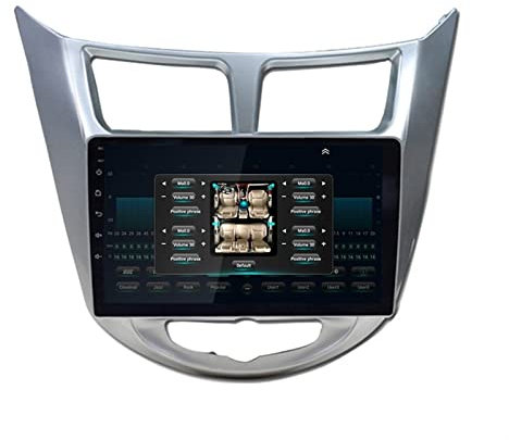 JINFOLI 4G 64G DSP Android 10 Car Multimedia Player 2 Din Car Radio GPS Stereo WiFi Octa Core Fit, for Hyundai, Solaris Accent Verna 2010-2016 Impianto audio stereo per auto(1GB 32GB WIFI 4G)