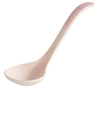 Cucharón Cuchara Grande de cerámica de Alto Valor estético y Resistencia a Altas temperaturas for Cocina, Cuchara for Sopa y guiso for el hogar, Color Degradado Cucharón para Sopa