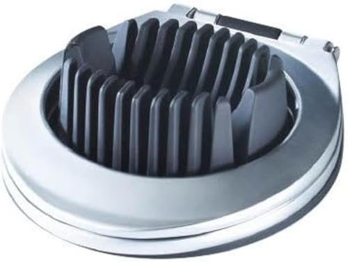 3 Style Egg Slicer – Chrome Metal Finish – 3 Cutting Styles, Slice, Wedge, Crumble, Stainless Steel Body & Cutting Wire, Boiled Eggs, Fruits, Vegetables, Mushrooms (3 Style Egg Slicer – Brush Finish)