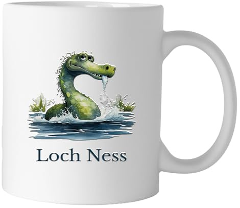 1stclassgifts Loch Ness Monster Design 11oz Ceramic Mug Birthday Wedding Anniversary Christmas (UV Printed)