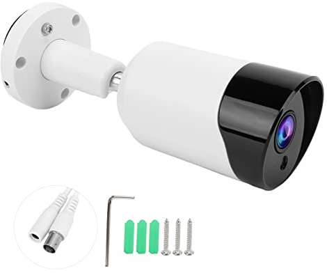 PODSJD Telecamera di Sicurezza Esterna 1080P IP66 Visione Notturna 12V - Immagini Nitide, Resistente alle Intemperie, Ideale per Casa Ufficio Scuola