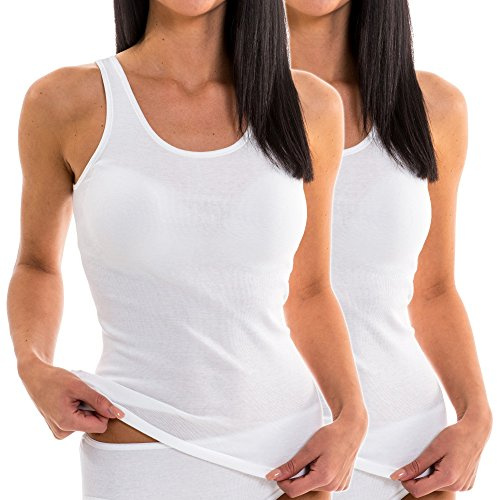 HERMKO 61310 2-pack dam tank top funktionsunderkläder