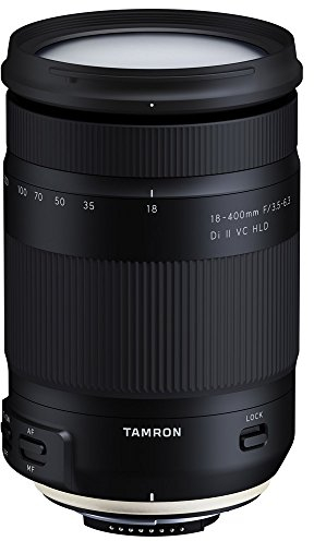 Tamron Zoom 18-400mm F/3.5-6.3 DI-II VC HLD All-In-One per fotocamere reflex digitali Nikon APS-C (garanzia USA 6 anni) nero