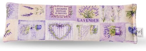 Decolores | Saco Térmico de Semillas Para Microondas | Bolsa de Semillas con Aroma a Eucalipto – 15 x 50 cm | Bolsa Térmica Para Frío y Calor | Estampado Lavanda