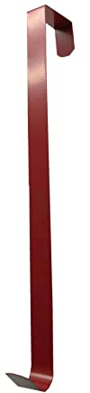 Simply Products 35cm Metal Wreath Hangers for Christmas - Ideal for Home Office Hook Over the Doors (Red)