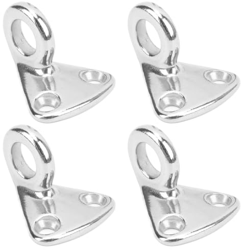 Alomejor Fender Haken 4PCS Edelstahl Boot Fender Clips Schnellbefestigung Haken für Bootsaufhänger Bootszubehör