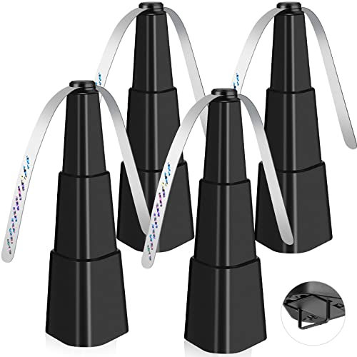 Lot de 4 éventails anti-mouches pour tables – Répulsif contre les mouches pour intérieur et extérieur – Portable et automatique pour pique-nique, restaurant, fête, maison