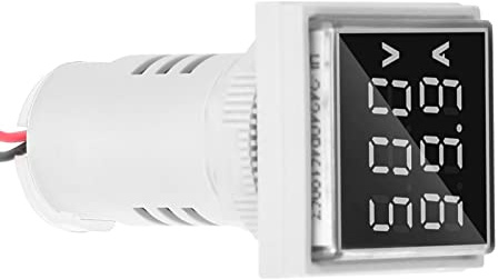 Voltmetro Digitale LED 22mm per Misurazione Corrente AC 0-100A - Indicatore Alta Precisione per Applicazioni Elettriche