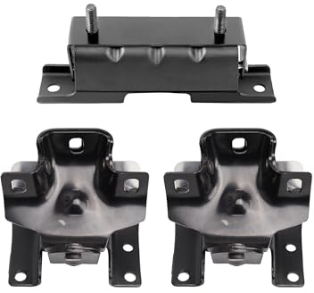 Set of 3, Engine Motor Mounts and Trans Mount Compatible with 99-06 Silverado Tahoe Sierra 1500 V8 5.3L 6.0L, Replace OE A2909 A2909 A2638