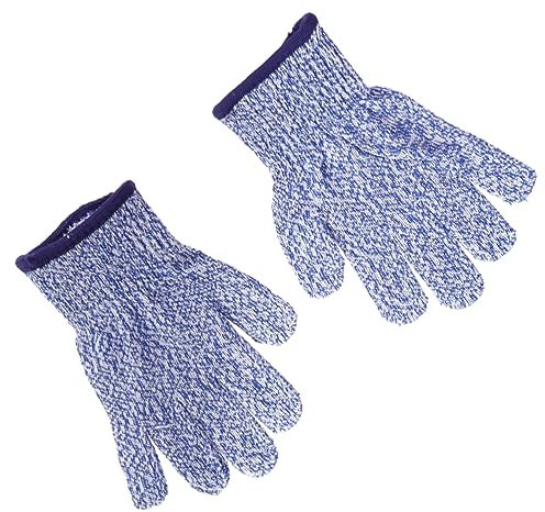 Housoutil Cut-resistant Boys and Girls Gloves Level Protection Xs for Kitchen Cutting and Slicing Tasks Safety Gloves for Boy Girl