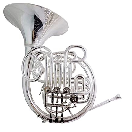 F/B Waldhorn Musikinstrumente Doppel Waldhorn Versilbert Mit Koffermundstück