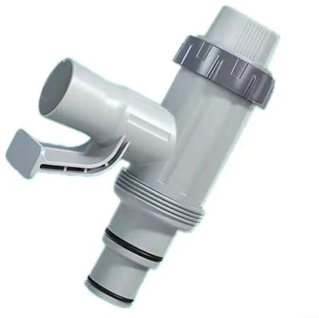 URPIZY Poolschlauch-Adapter für oberirdische Schwimmbäder, Pool-Ersatzteile mit Kolbenventil und Poolrohrhalter, Poolpumpenteile (1 Stück)