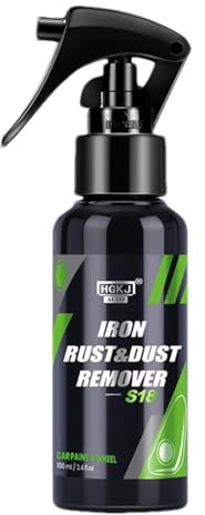 Car Rust Remover Spray, Multifunctional Rust Removal Spray, Automotive Rust Remover, Multi Purpose Car Maintenance Derusting Cleaner Spray Auto Car Care Cleaning for Brake Rims Wheel