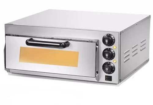 Llchaensc Forno per Pizza Portatile da Esterno per Barbecue, Forno Elettrico per Pizza Commerciale da 2000 W, Forno per Tostapane A Cassetto Singolo per Pizza