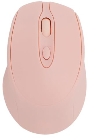 Topiky Kabellose Bluetooth Maus für Laptop, Wiederaufladbare, Leise, Schlanke Maus, 2,4 G USB, Optische Kabellose Maus, Dual Mode Computermaus mit USB Empfänger, 800 1200 1600 DPI (PINK)