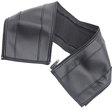 Copertura Maniglia Passeggino Nero in Cuoio per Stroller