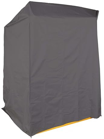 Haushalt International Schutzhülle für Strandkorb 128x105x165/140cm anthrazit 61081
