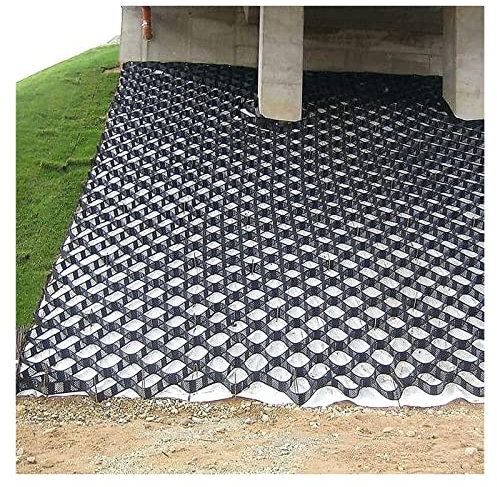 Kies-Stabilisator-Gitter-System, 5 cm tiefe Erosionskontrolle, langlebiges Waben-Design für Hangschutz und Stabilisierung, robuste Bodengitter-Lösung