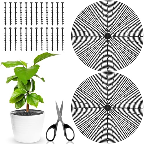 Griglia per Vasi da Fiori 2pcs Griglia di Protezione per Piante 52cm Griglia di Protezione per Piante e Gatti Ecologico Protezione per Fiori per Bambini Riutilizzabile per Proteggere Piante