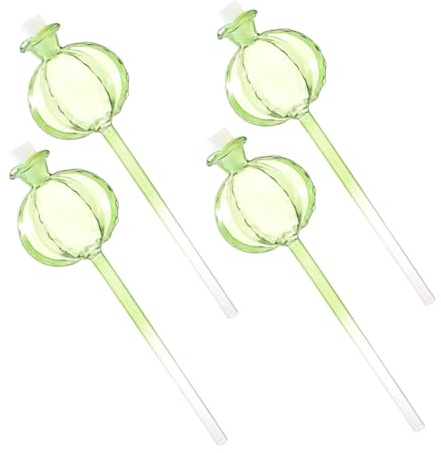 ibasenice 4Pièces Lot de Globes Arrosage Automatique de Cactus pour Plantes Intérieur Dispositif Pratique Irrigation pour Jardinières Fleurs