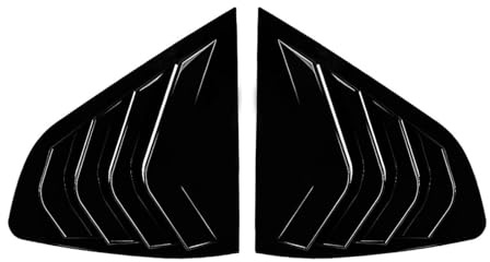 Rear Trunk Wing For B&MW X4 G02 M40i 2018-2021 Car Rear Spoilers Rear Side Window Louver Shutter Trim Tail Windshield Cover Sun Shade(Black)