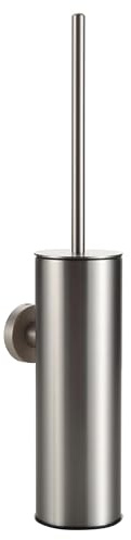 BVL Scopino Bagno WC da Parete Spazzolato, Acciaio Inossidabile 304 Scopino WC, Spazzolone Bagno WC Indipendente Rotonde