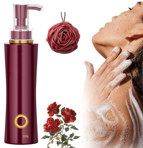 Rose Fragrance Body Wash, Aroma Hydrate Body Wash, Fragrant Bath Milk & Honey, Golden Glow Rose Shower Gel, Long-Lasting Fragrance (1 pc)