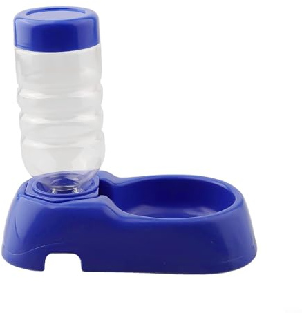 Distributeur d'eau automatique pour animaux de compagnie, capacité de 350 ml, avec mangeoire, abreuvoir, bouteille pour chats, chiens, lapins, convient pour les petits animaux de compagnie