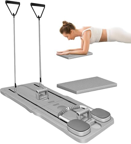 Fitness Mageboard,Foldbar Pilatesreformbräda - Magträningsredskap Med Automatisk Återhämtning Förtjockade Armbågsstöddynor För Ryggmuskler Kärnstyrketräning