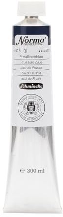 Schmincke – Norma® Professional - feinste Künstler-Ölfarben, Preußischblau - 200 ml