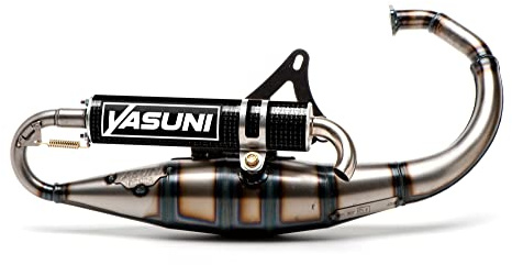 Pot d'échappement Yasuni Scooter R Carbon pour Minarelli Debout. | Moteur vertical, silencieux style carbone, homologation routière; compatible avec YAMAHA BWs 50, compatible avec ITTECO PT 50