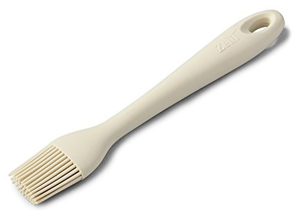 Zeal Silicone Pastry Brush – Flexible Non-Stick Basting Brush for Baking, BBQ & Cooking, Heat-Resistant Silicone, 20cm, Cream